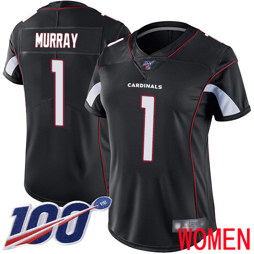 Arizona Cardinals Limited Black Women Kyler Murray Alternate Jersey NFL Football #1 100th Season Vapor Untouchable->arizona cardinals->NFL Jersey